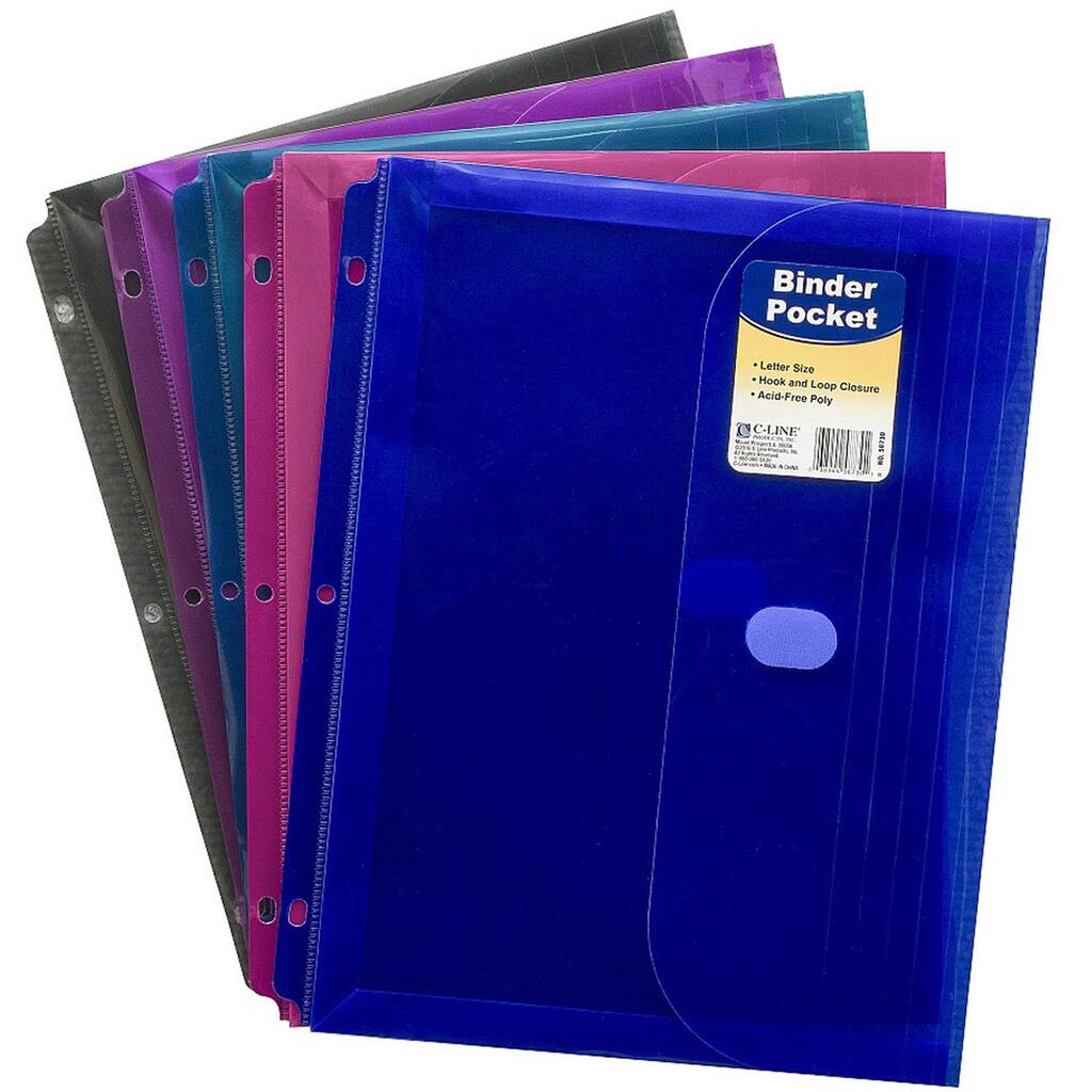 4 50 Side Load C-Line Ring Binder Photo Storage Pages for 4 x 6 Inch Photos